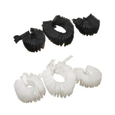 Renaissance Collar Cuff Set Solid Color Neck Ruff and Wrist Ruffle Cuffs Costume