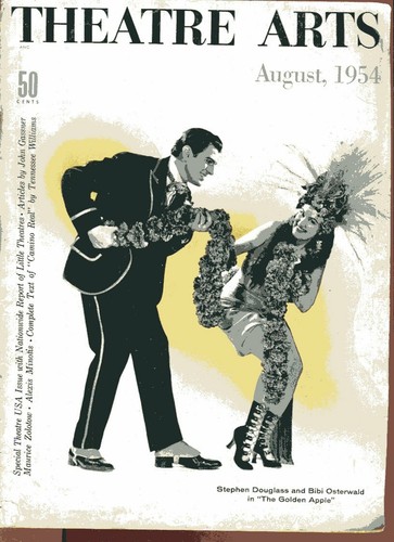 THEATRE ARTS MAGAZINE 1954 Play Camino Real Tennessee Williams - Imagen 1 de 2