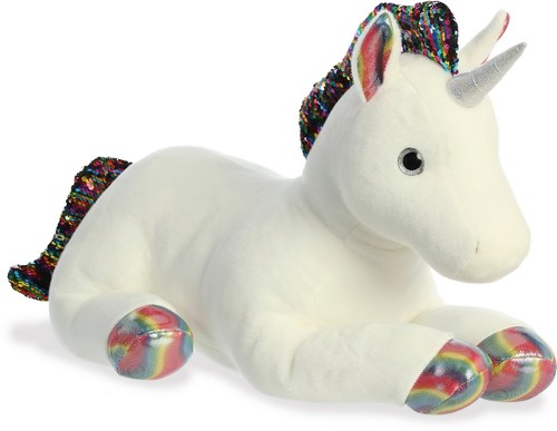 Aurora - Brillos - 23" Unicornio Arco Iris Colorido Peluche - Imagen 2 de 5