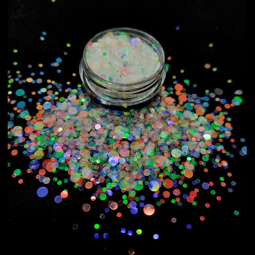 Nail Art Glitter Shapes Sequin, Unicorn, Moon, Leaves, Puzzle, Stars, Mickey, UK - Picture 65 of 78