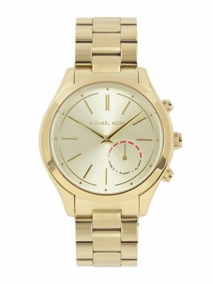 michael kors slim runway ip hybrid smartwatch