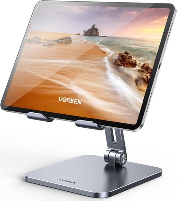 UGREEN iPad Ständer Tablet Halter Schreibtisch Faltbar Verstellbar Reise Halterung Kompatibel