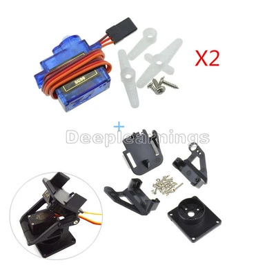 Pan/Tilt Camera Platform Anti-Vibration Camera Mount with 2 Servos for Aircraft