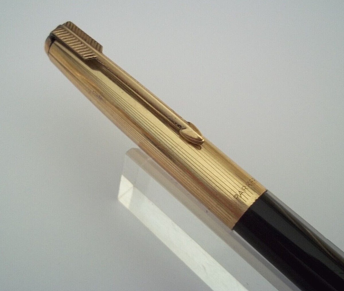 Porte-mines Vintage PARKER 51-61 - Capuchon Plaqué Or 1/10 12 Ct, Référence M307 - Occasion, Pièce Rare