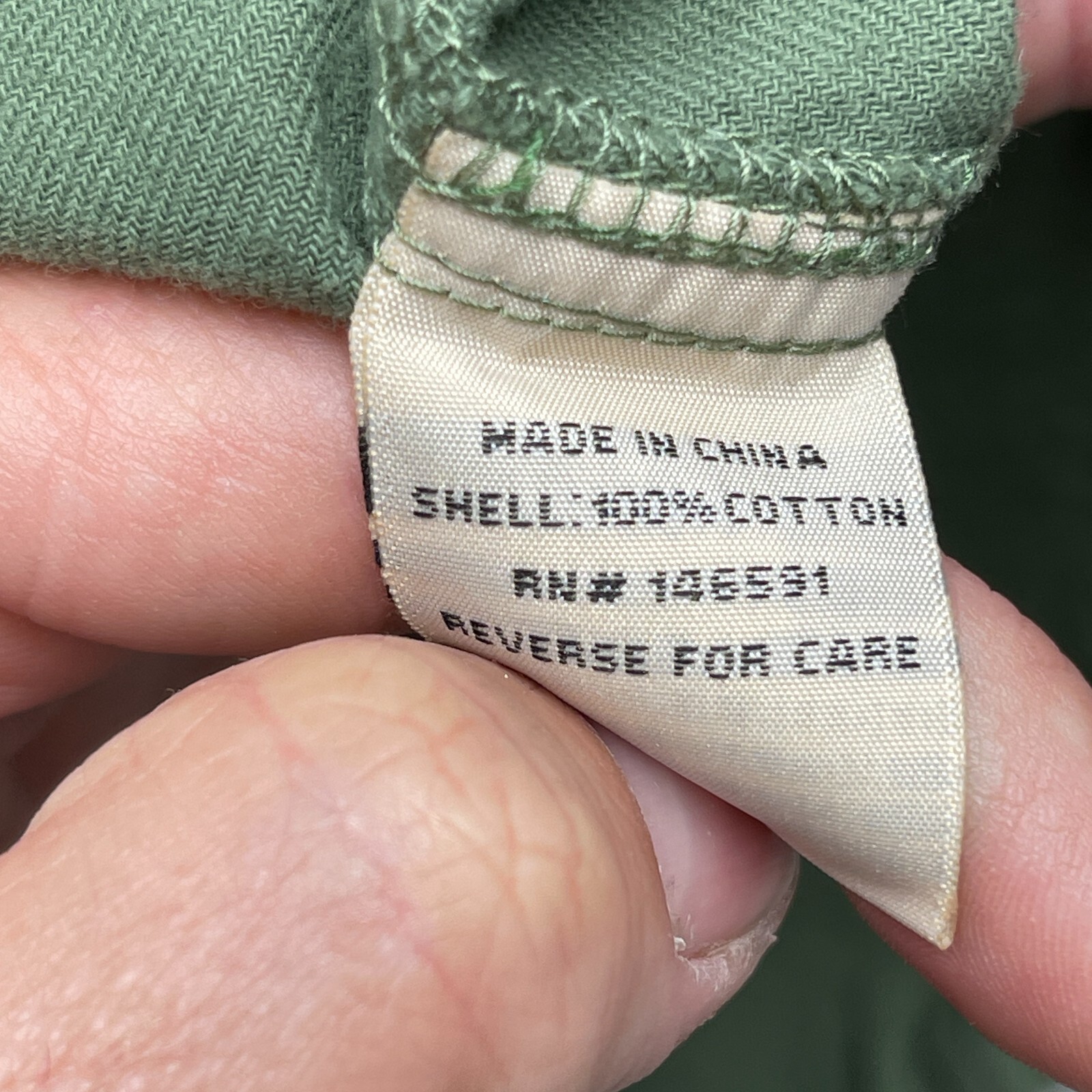 Vintage Drake Button Up Shirt Mens 2X OD Green Chamois Roll Tab Safari ...