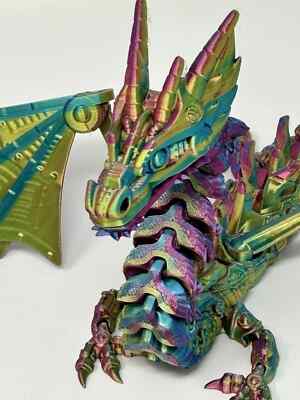 Articulating 3D Printed Mech Dragon
