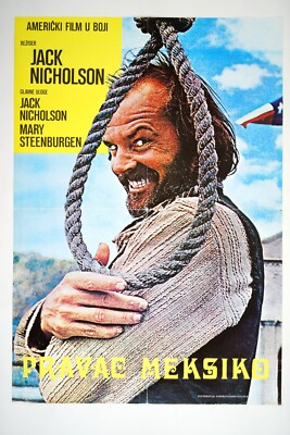 GOIN' SOUTH Original RARE exYU movie poster 1978 JACK NICHOLSON MARY STEENBURGEN