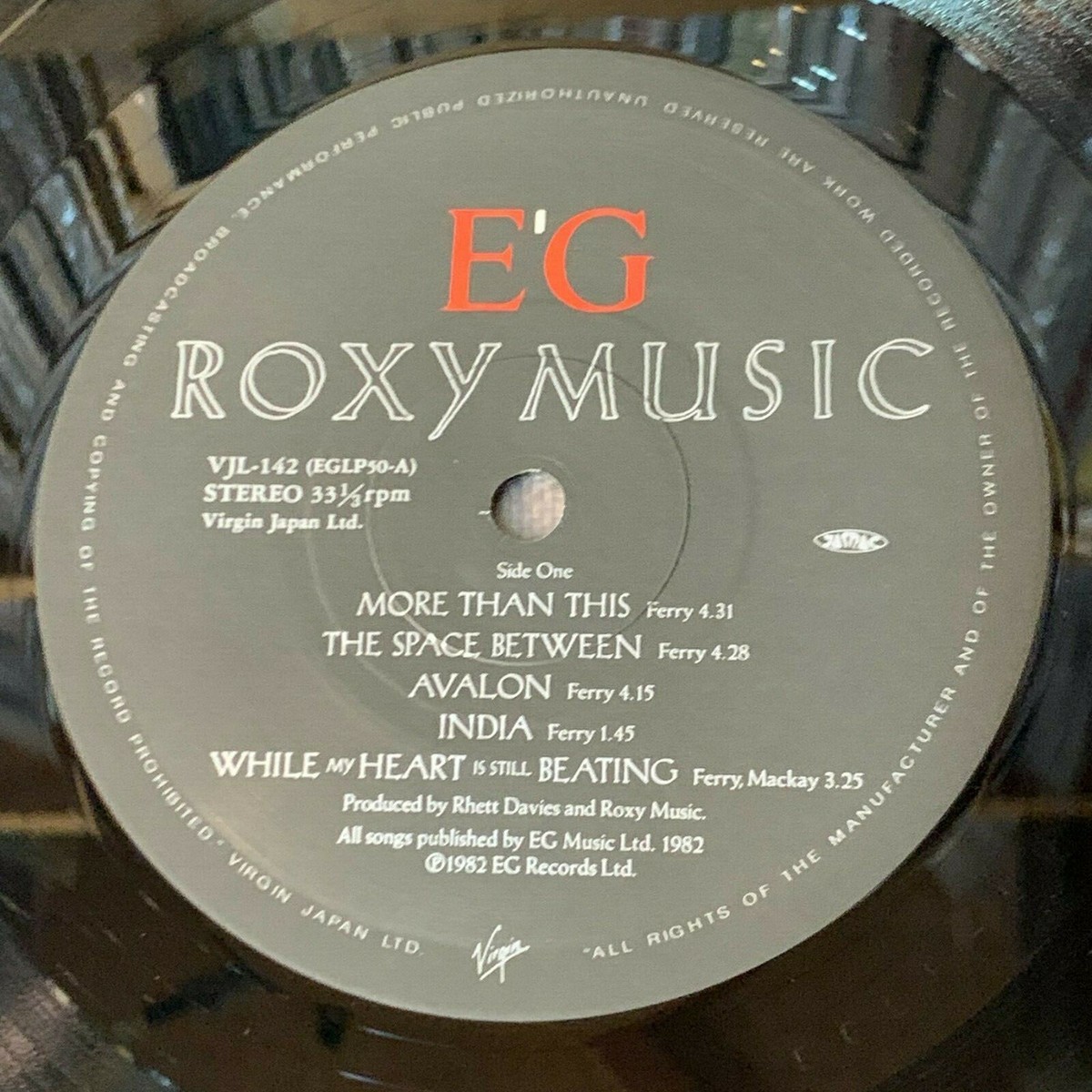 【帯付】Roxy Music / AVALON　国内版レコード Avalon (アナログレコード) : Roxy Music | HMV&BOOKS online