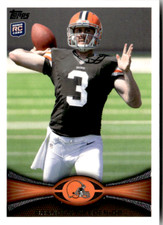 2012 Topps #3 Brandon Weeden Rookie RC