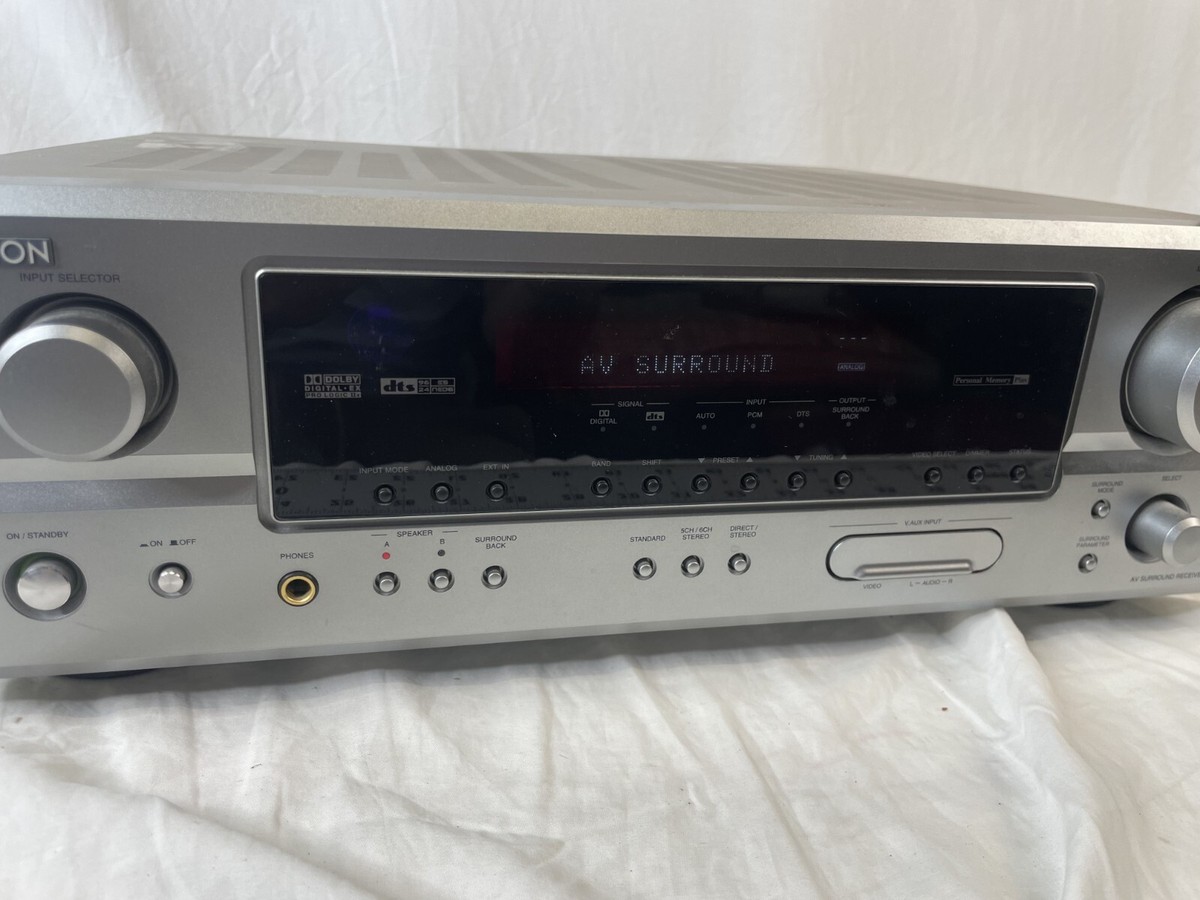 DENON AVアンプ AVR-1621 Denon AVR-X1800H – 7.2 Ch. 80W 8K AV Receiver with HEOS®