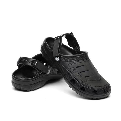 NEW GENUINE: Crocs Men Classic Yukon Vista II Clog Black- Free Shipping - Zdjęcie 12 z 18