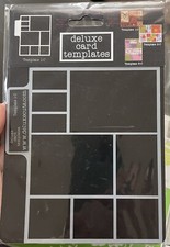 Stencil 4.25 x 5.5  CARD TEMPLATES  Deluxe Designs Scrapbooking  More NEW
