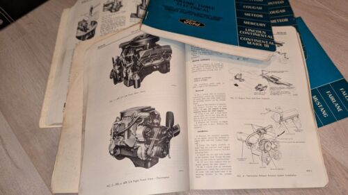 1969 Ford Car Shop Repair Manual Mustang Cougar Vintage Original - Picture 4 of 7