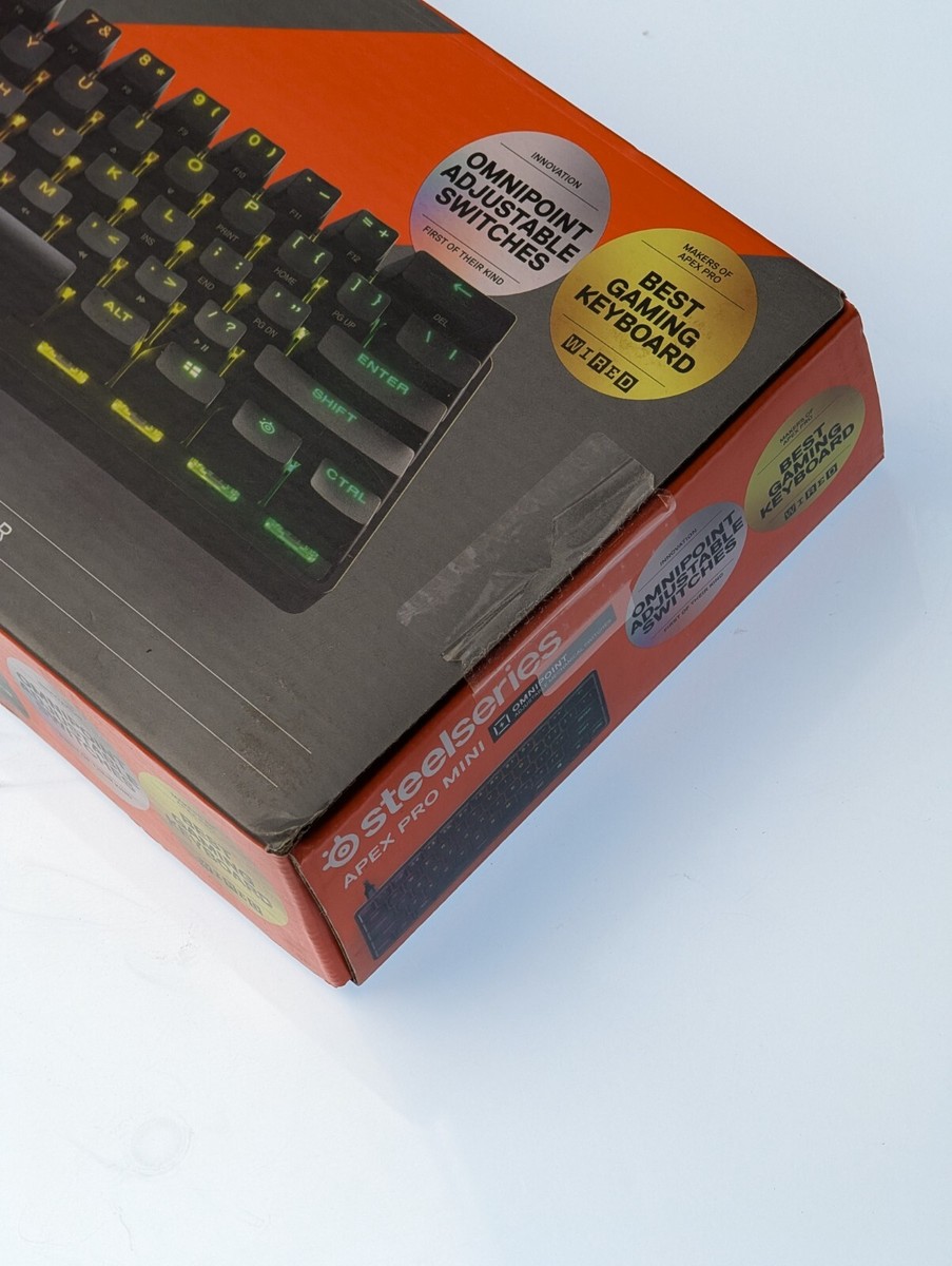 箱無し　格安　SteelSeries Apex pro mini SteelSeriesから従来比60%サイズの小型キーボード「Apex Pro