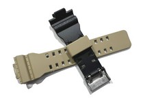 Genuine Casio Replacement Band for G SHOCK GA100L-8 GA100L BEIGE  BLACK NEW