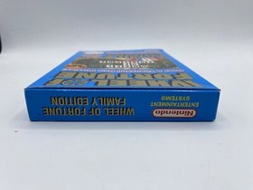 NES Wheel of Fortune - Family Edition Complete In Box Nintendo CIB