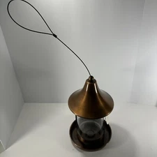 Outdoor Bird Feeder 11" - Copper Finish Threshold™: Rust-Resistant, No Assembly