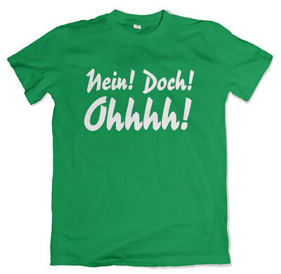 Herren T-Shirt 'Nein! Doch Ohhhhh!' Louis de Funes Sprüche Shirt Spruch Männer
