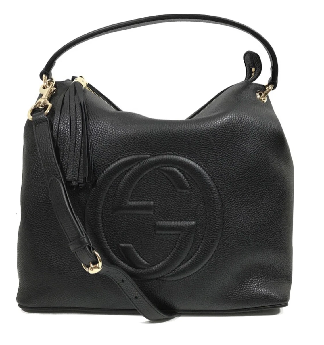 Gucci, Soho Hobo textured-leather shoulder bag