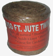 Jute Twine - 100 Natural  Biodegradable - 450 FT  Great for Gardening