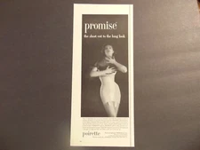 1955 POIRETTE PROMISE LONG LINE GIRDLE vintage art print ad
