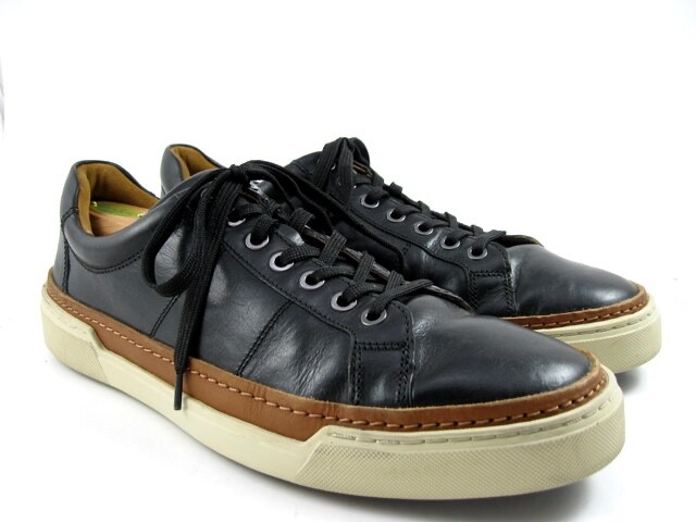 SAOLA Allen Edmonds "PORTER CITY" Sneakers Derby Casual Uomo 10 D Nero (540N)