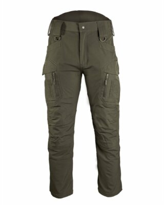 SOFTSHELLHOSE BY MIL-TEC WASSERABWEISEND FLEECE GEFÜTTERT FARBE GRÜN