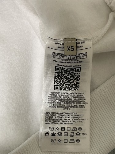 Guess Women’s White ICON Sweatshirt Size XS - 第 7/7 張圖片