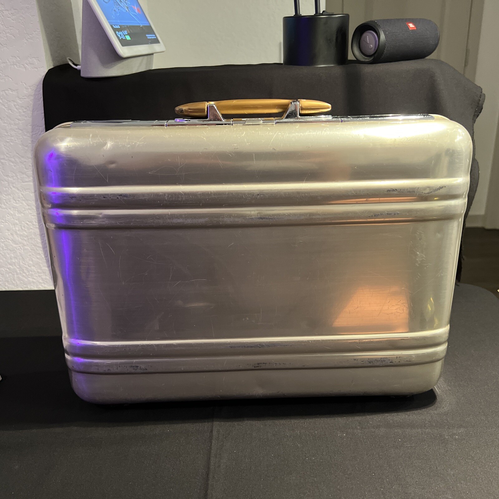 Vintage Zero Halliburton Briefcase Leather Interior Combo Locking Metal Case eBay