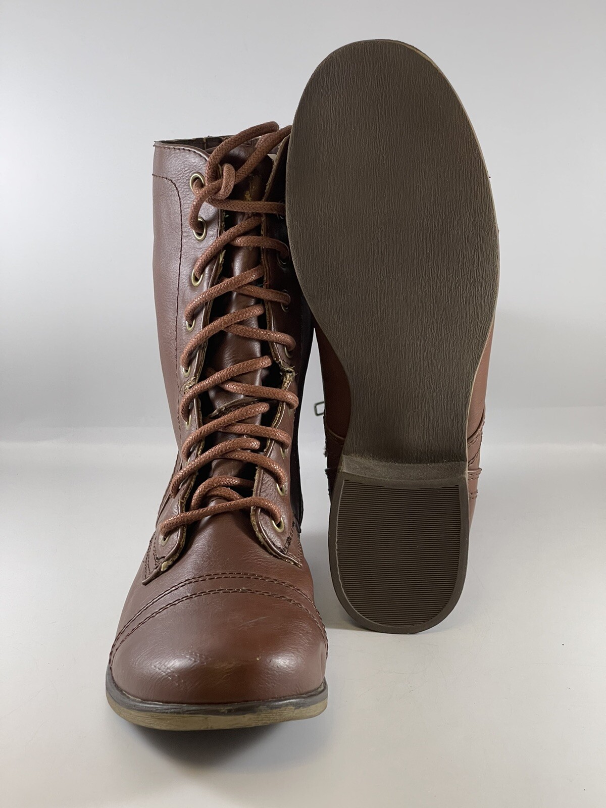 Skechers Women's Starship Side Zip Boots Size 7 Brown… Gem