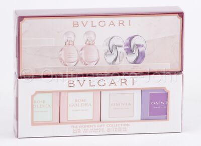 Bvlgari Mini Collection x 5ml Omnia Goldea EDT EDP UK