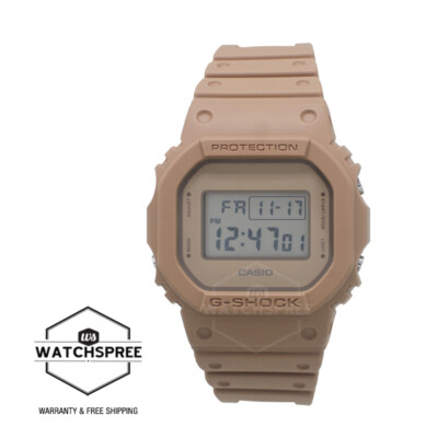 Casio G-Shock Natural Colour Series Nude Brown Resin Band Watch DW-5600NC-5D