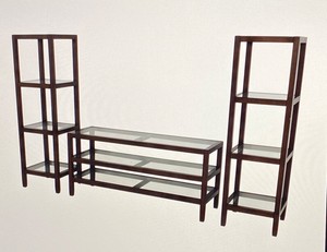 Pottery Barn Gayle Tv Entertainment Center Set Of 3 Ny Long Island