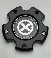 Used American Racing Satin Black Wheel Center Cap Screws Not Included Cap M-735