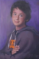 Portrait of a loved one is the best gift! Oil painting on canvas