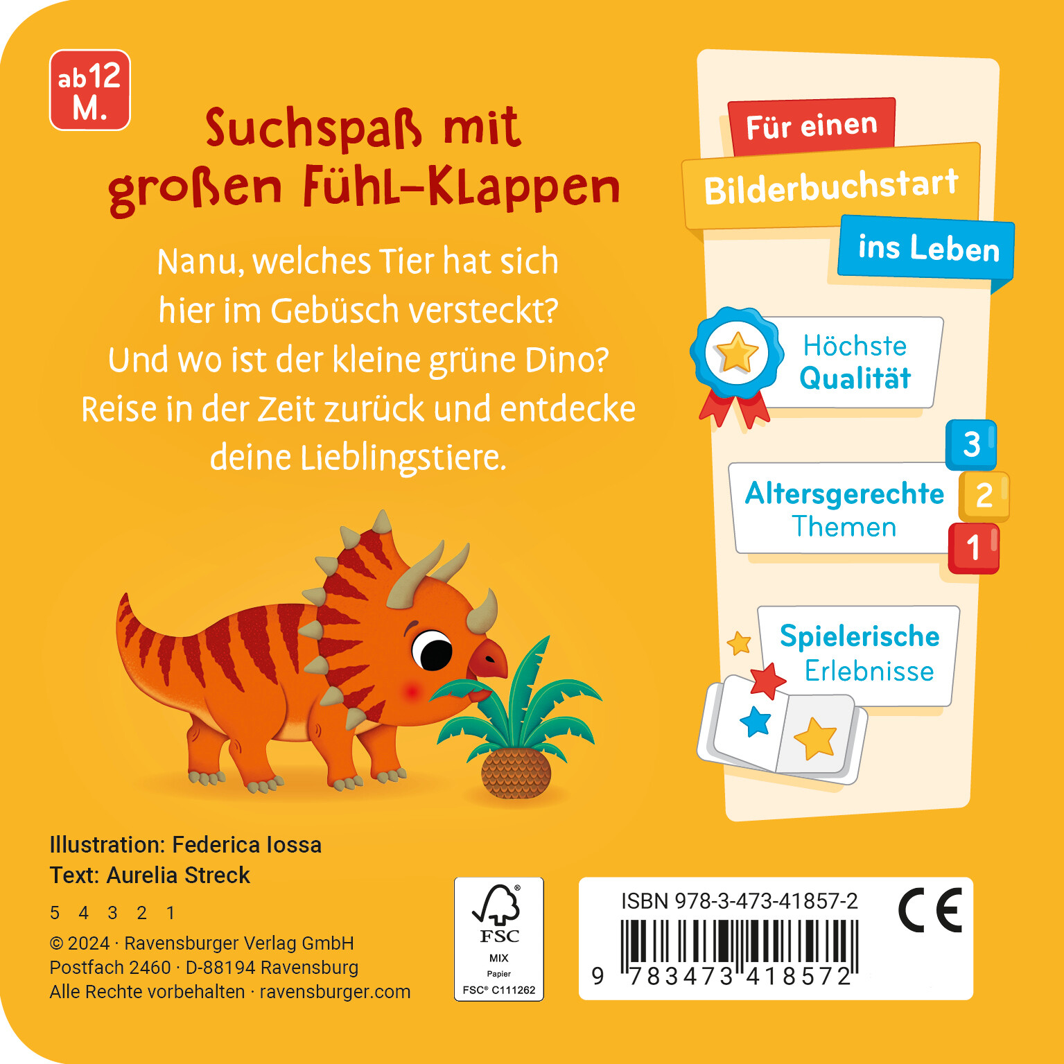 Thumbnail - Federica Iossa; Aurelia Streck / Wo Bist Du, Kleiner Dino?