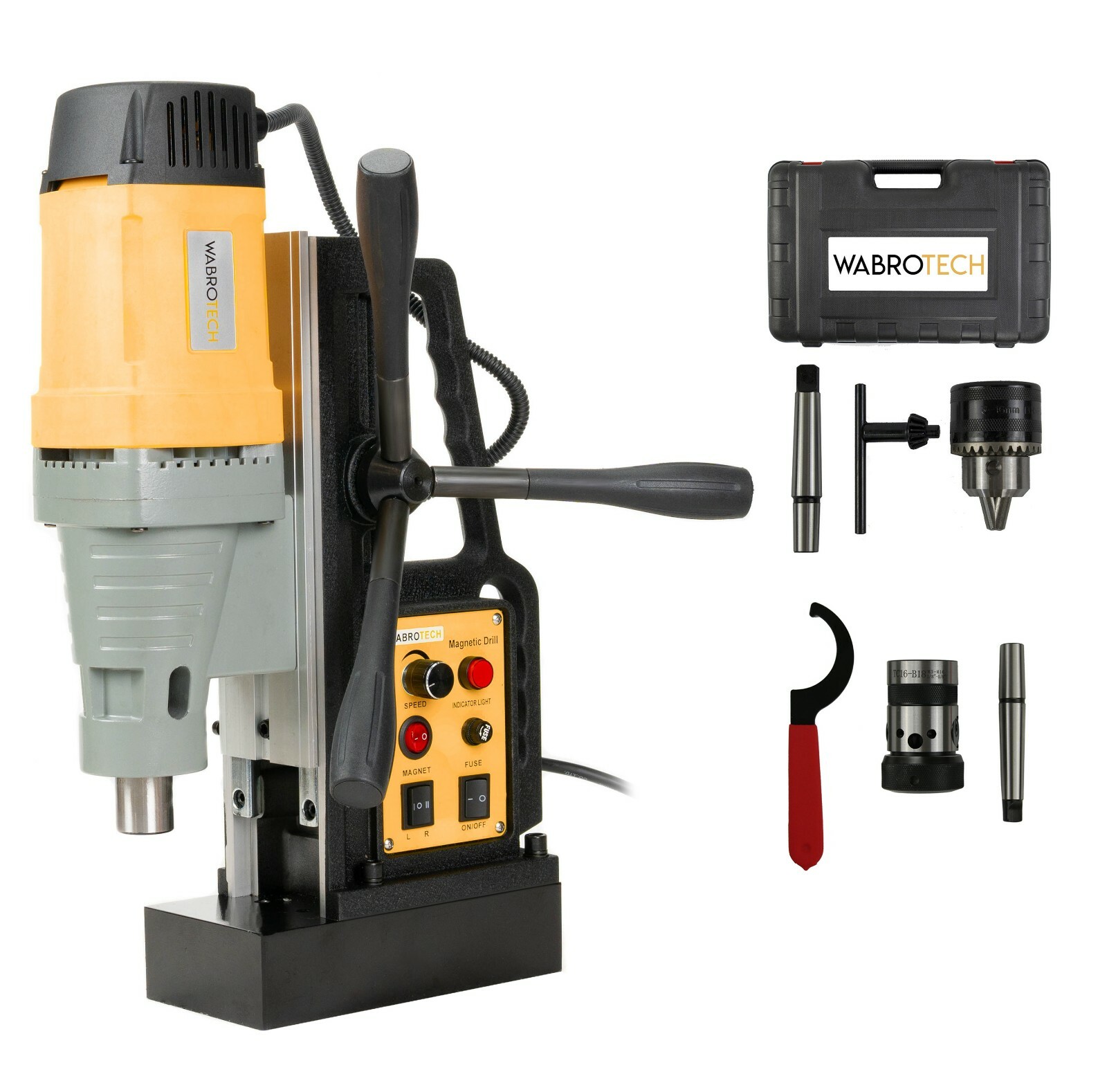 Taladro Magnetico Taladradora Magnético profesional 28mm 2080W WABROTECH WT28RE