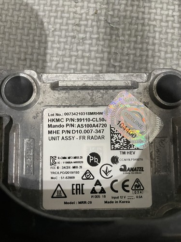 2021-2023 HYUNDAI SANTA FE OEM ADAPTIVE CRUISE MODULE WITH HYBRID 99110 CL500 - Picture 7 of 8