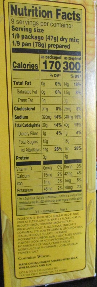Trader joe's cornbread outlet