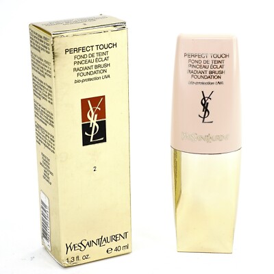 Yves Saint Laurent Perfect Touch Radiant Brush Foundation ~ 2 ~ Full Size (NIB)