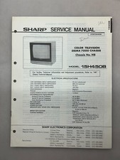 Sharp 15H450B Original Service Manual Free Shipping