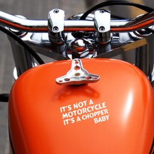 It's not a Motorcycle it's a Chopper Baby Motorcycle Decal Sticker Harley