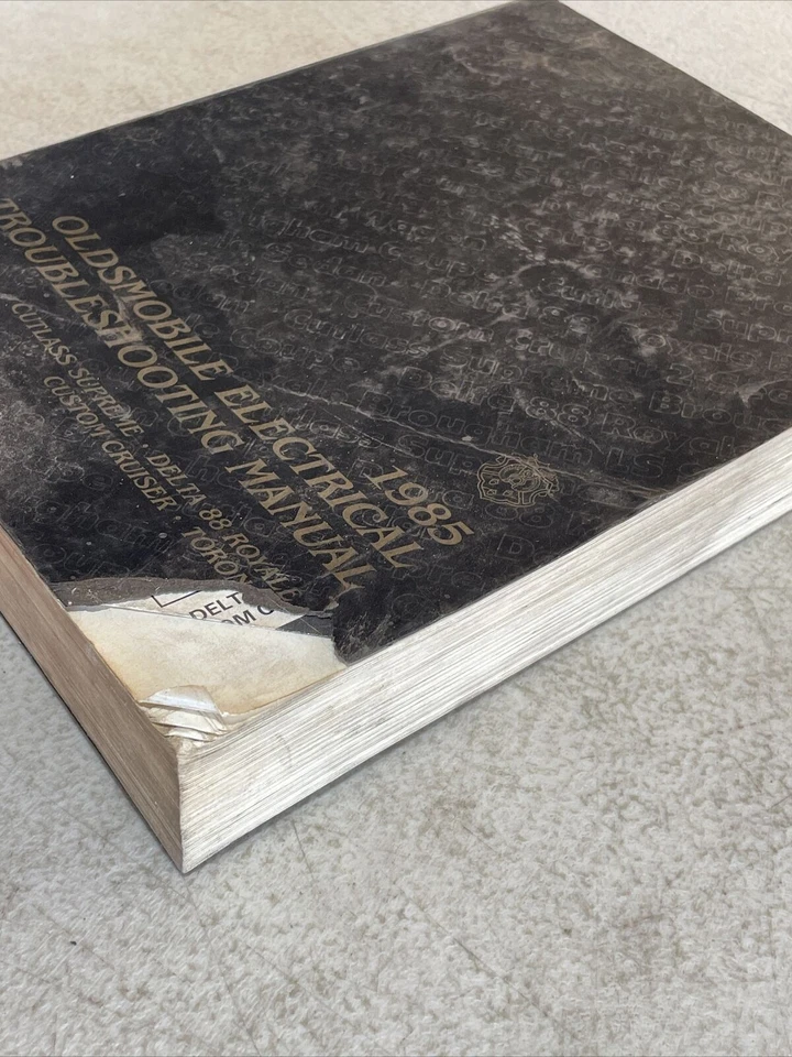 1985 Oldsmobile Cutlass Supreme / Custom Cruiser Electrical Troubleshoot Manual - Image 2 of 4