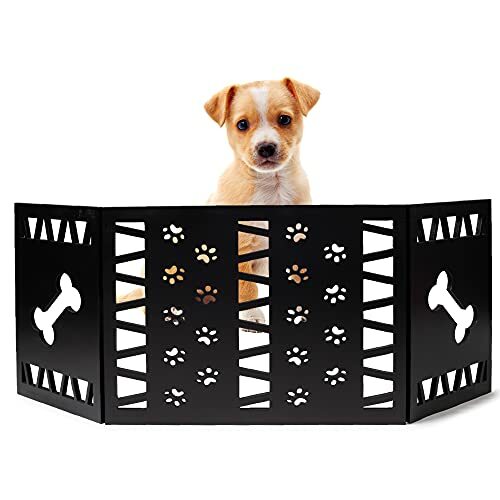 short pet gate with door