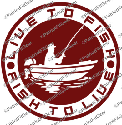 Live To Fish,Fish to Life,Fishermen,10''x10'',Angler,Fish On,Fishing,Vinyl Decal