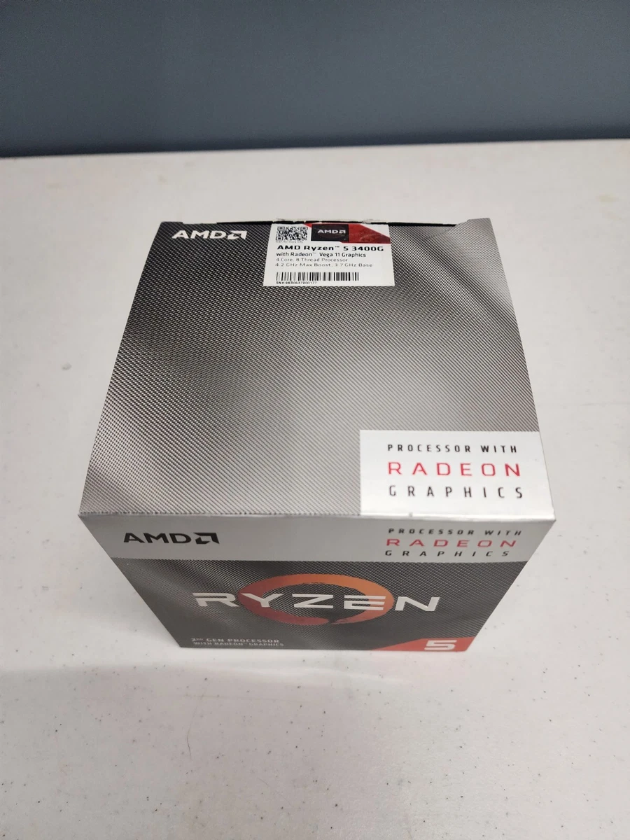 AMD Ryzen 5 3400g With RX Vega 11 Graphics, barely used great working condition