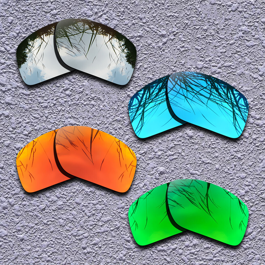 Silver&Blue&Red&Green Replacement Lenses For-Oakley Det Cord