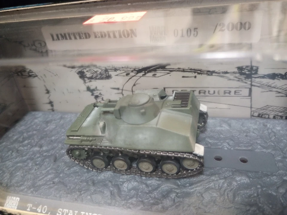 War Master LIMITED EDITION 0105/2000 T-40 Stalingrad Front, Russia 1942 - Image 4 of 4