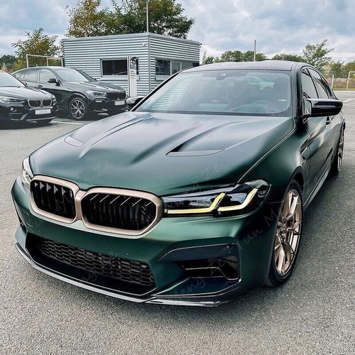 For BMW 5 Series F90 M5 LCI 2021+ Carbon Fiber Front Bumper Lip Spoiler Body Kit - Picture 6 of 13