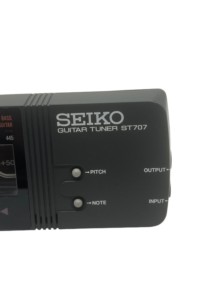 Seiko St707 Guitar Tuner 9 Volt Powered Good Condition Fully Tested eBay